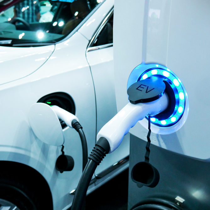 How many electric vehicles are there in Latin America?